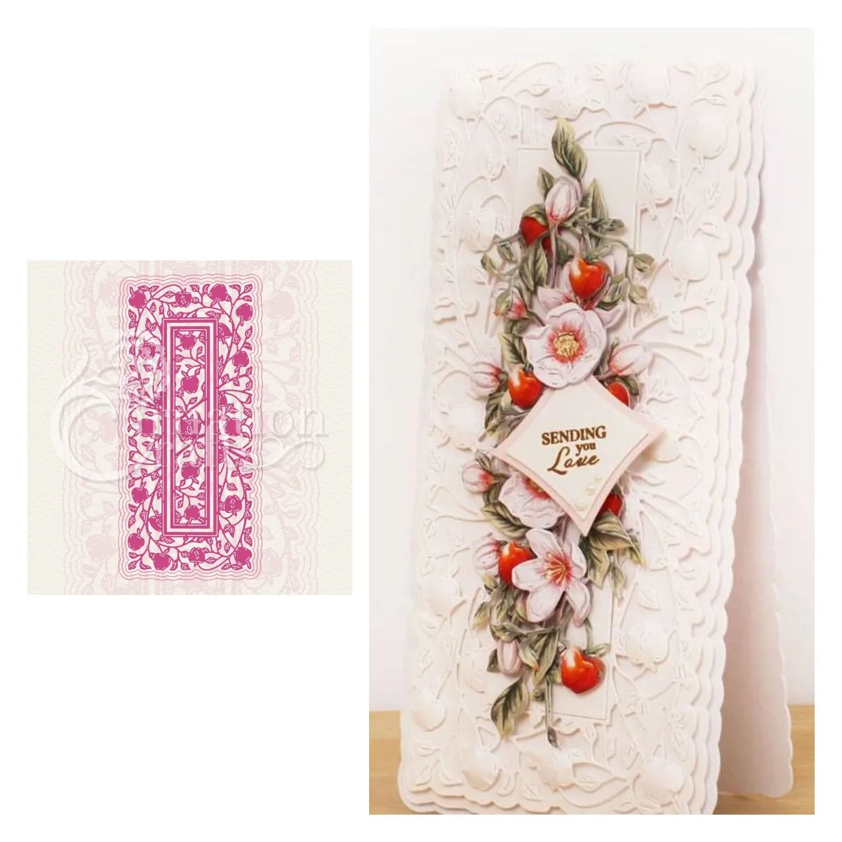 

Apple Frame Die Set Metal Cutting Dies Craft Embossing Make Paper Greeting Card Making Template Diy Handmade 2022 New