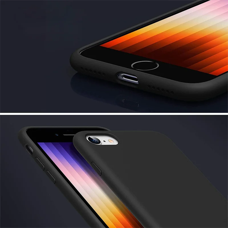 айфон се 3 чехол на iphone se 2022 ТПУ для se3 case мягкий анти-шок 13 pro max apple mini мини чехлы