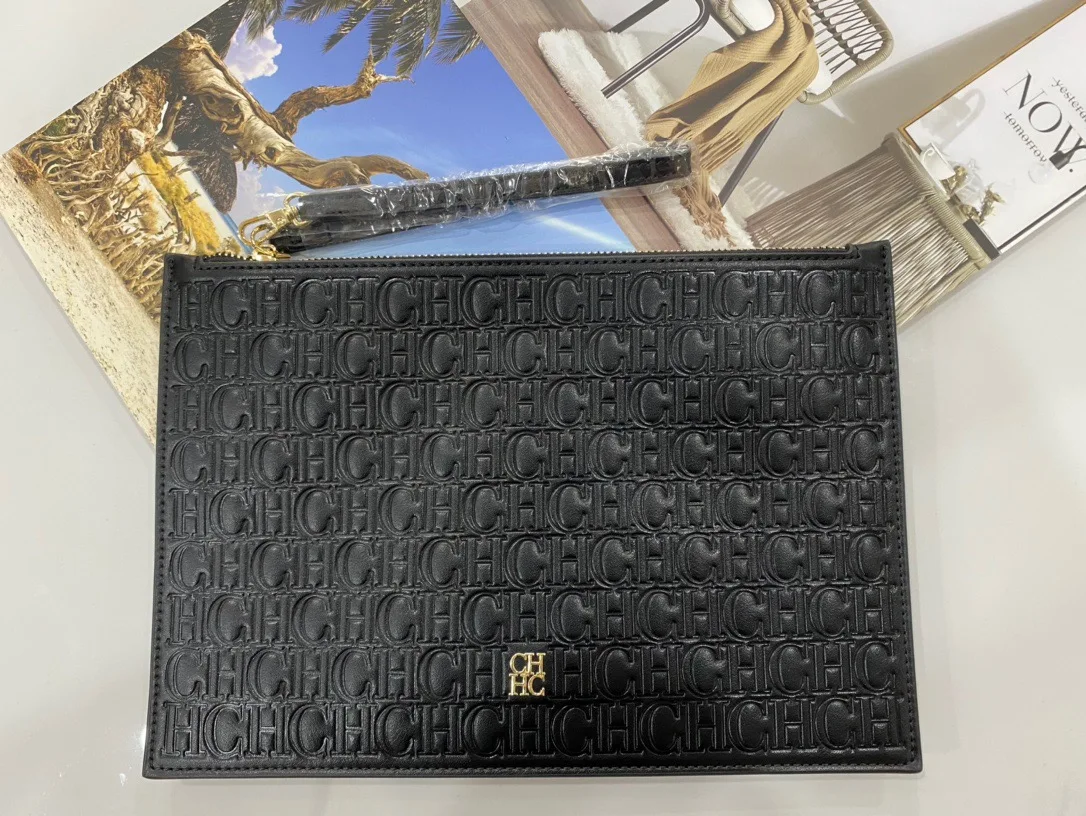 

CILMI HARVILL CHHC 100% Leather texture Zipper Hand Bags for Women 2021 New Style Women Print Wrist Purse Female Designer Bags