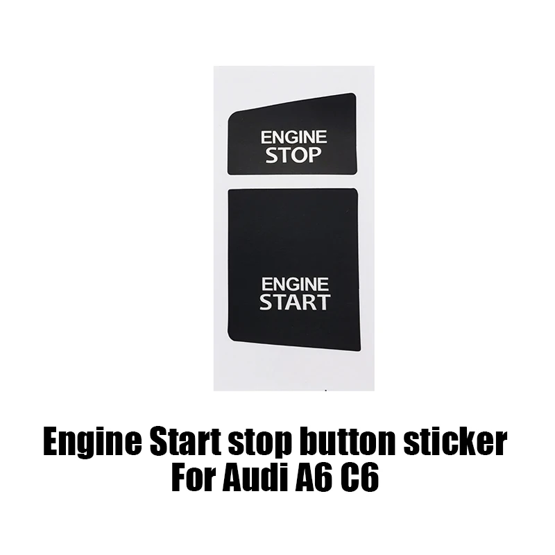 

Для Audi A6 C6, наклейки на кнопки, внутренние запасные части, 2004-2011, ремонтные наклейки на кнопки для Audi A6 4F, панель климат-контроля