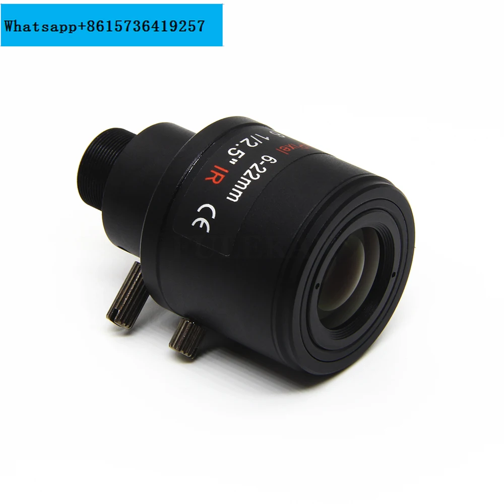 Ручной зум 5 миллионов 6-22 мм Мп камера видеонаблюдения высокого разрешения M12