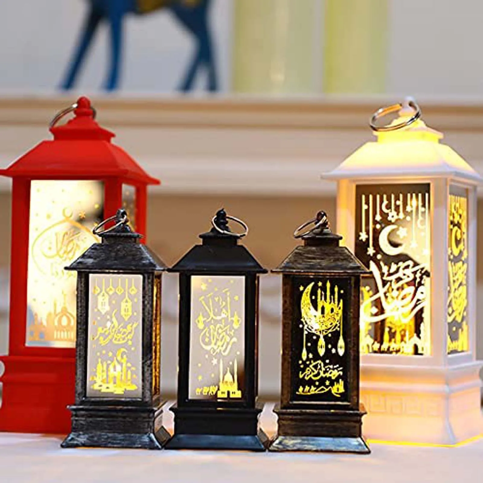 

Ramadan Lights Decoration Eid Mubarak Lantern Lights Led Night Light For Muslim Islamic Party Decor Ramadan Lighting Ornaments