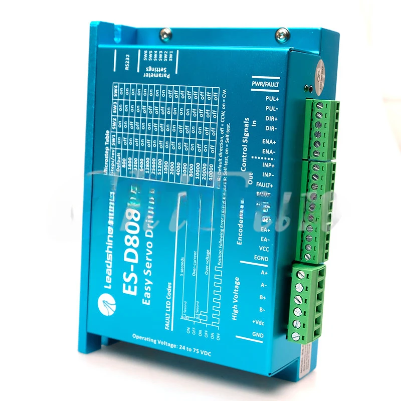 Бесплатная доставка оригинальный сервопривод Leadshine Easy ES-D808 HBS86 шаговый привод с