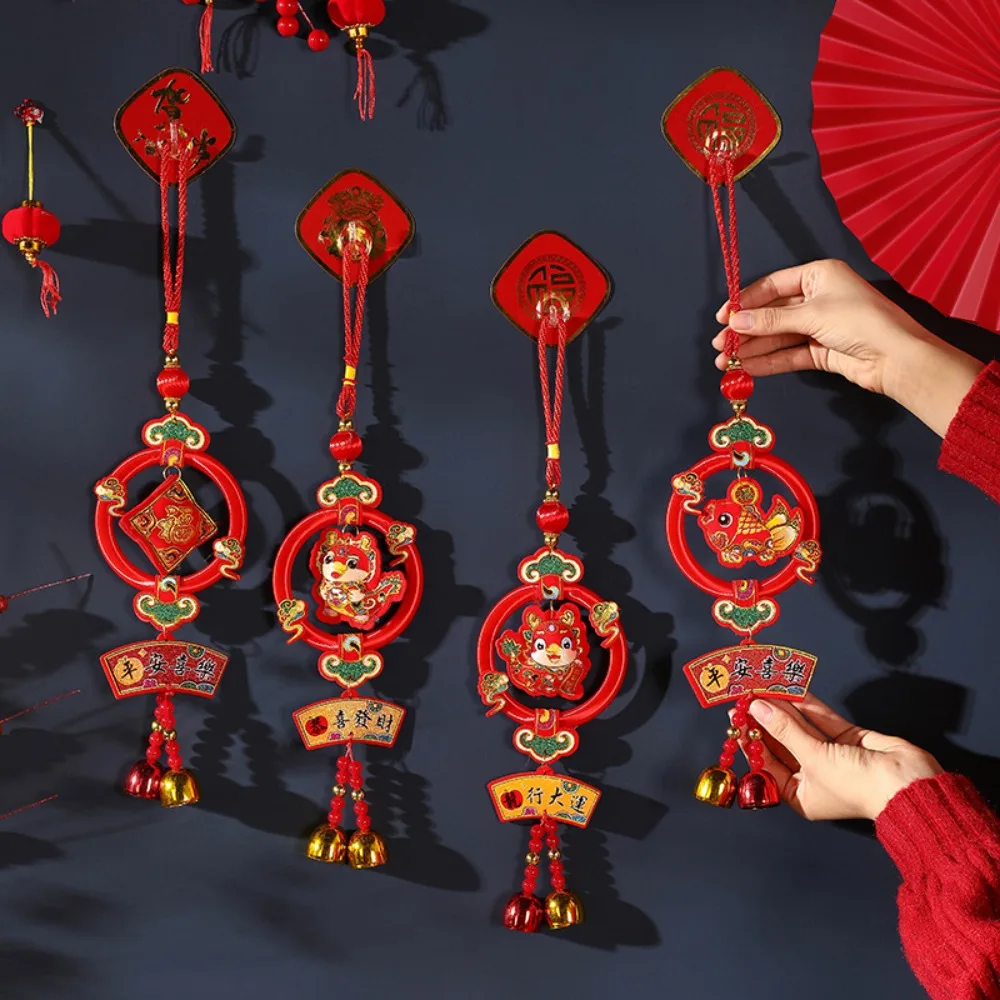 50 см Новогоднее украшение на год Дракона 2024 новогодние подвесные талисманы с