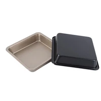 square cake pan small mold non stick square pizza pie pan bakeware pastry quiche pie cake dishes tray baking sheet kitchen tools