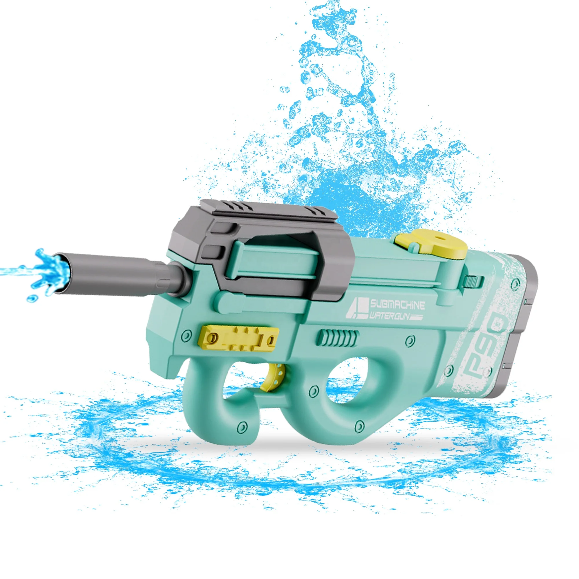 

P90 submachine gun large capacity electric water gun high pressure continuous shooting children beach water game toys for Kids