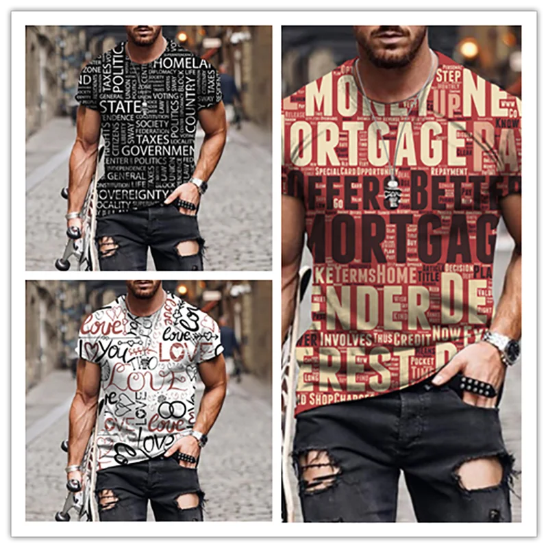 

New High Quality Graphic T shirts Drop Shipping T shirt For Men Brand Design Print T-shirt Streetwear Oversize Tops Clothes