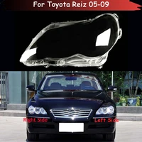 auto case headlamp caps for toyota reiz 2005 2009 car front headlight lens cover lampshade lampcover head lamp glass shell