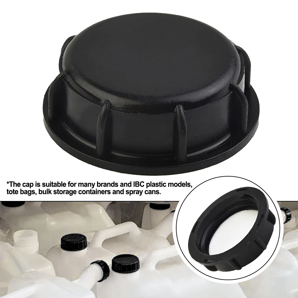 

1pcs 1000L IBC Water Tank Cover Lid Cap Valve Parts Water Liquid Tank Cap Black Polypropylene Valve Replacement Fitting