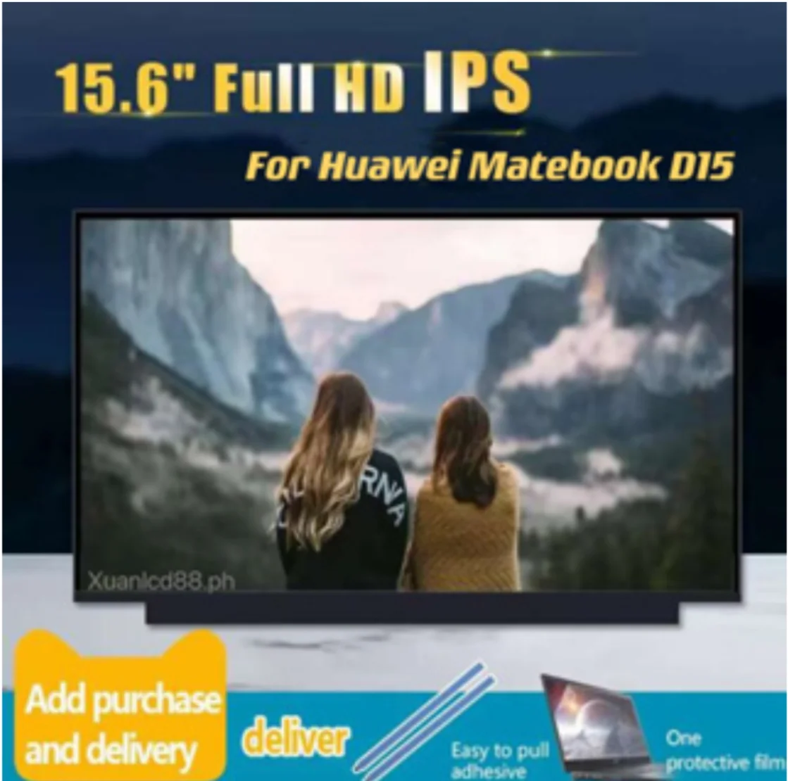 ЖК-экран для HUAWEI matebook D15 15 6 дюйма тонкая панель 1920*1080P 30 контактов