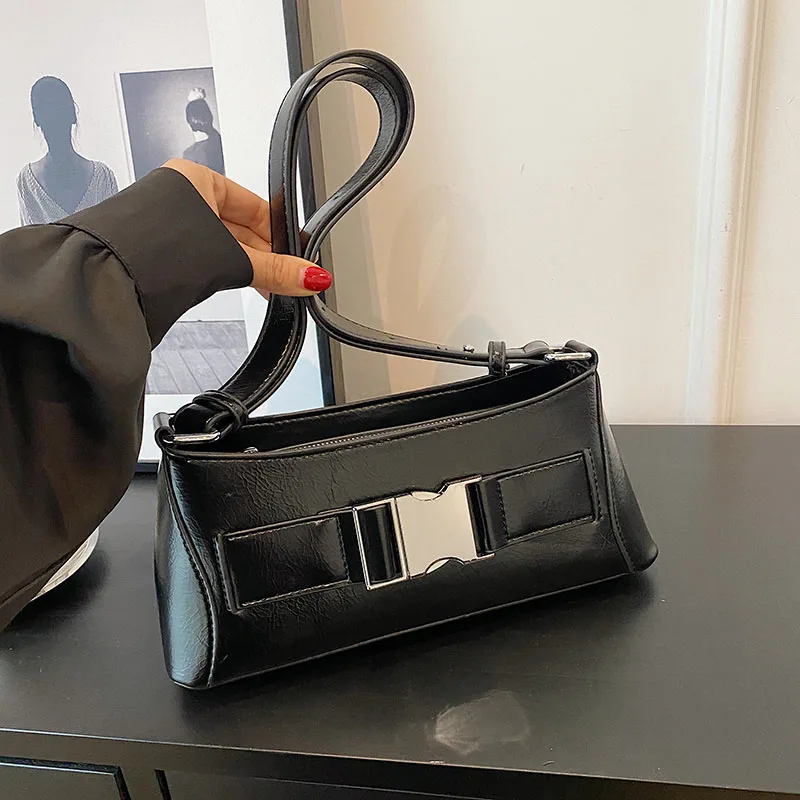 

Luxury Designer Shoulder Armpit Bags for Women 2023 Trends Leather Underarm Handbags Female The Latest Fashion Crossbody Bag
