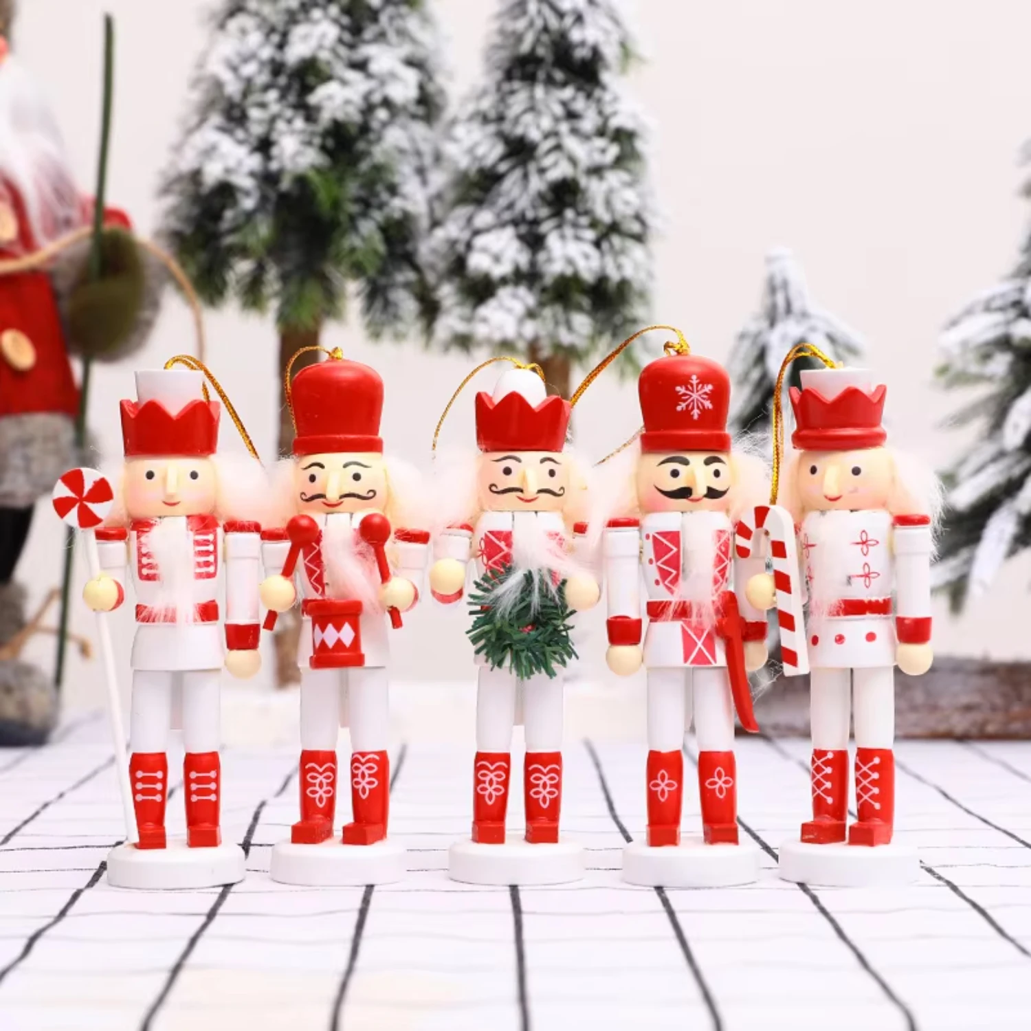 Tendance 2024 Navidad Щелкунчик ремесло украшение для рождественской елки солдаты