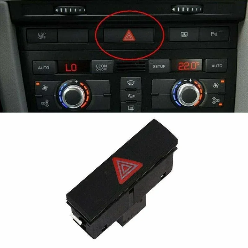 

Для Audi A6 Avant Allroad аварийная сигнализация кнопка вспышки переключатель 4F C6 4F 0941509 4F0 941 509 Автомобильные аксессуары