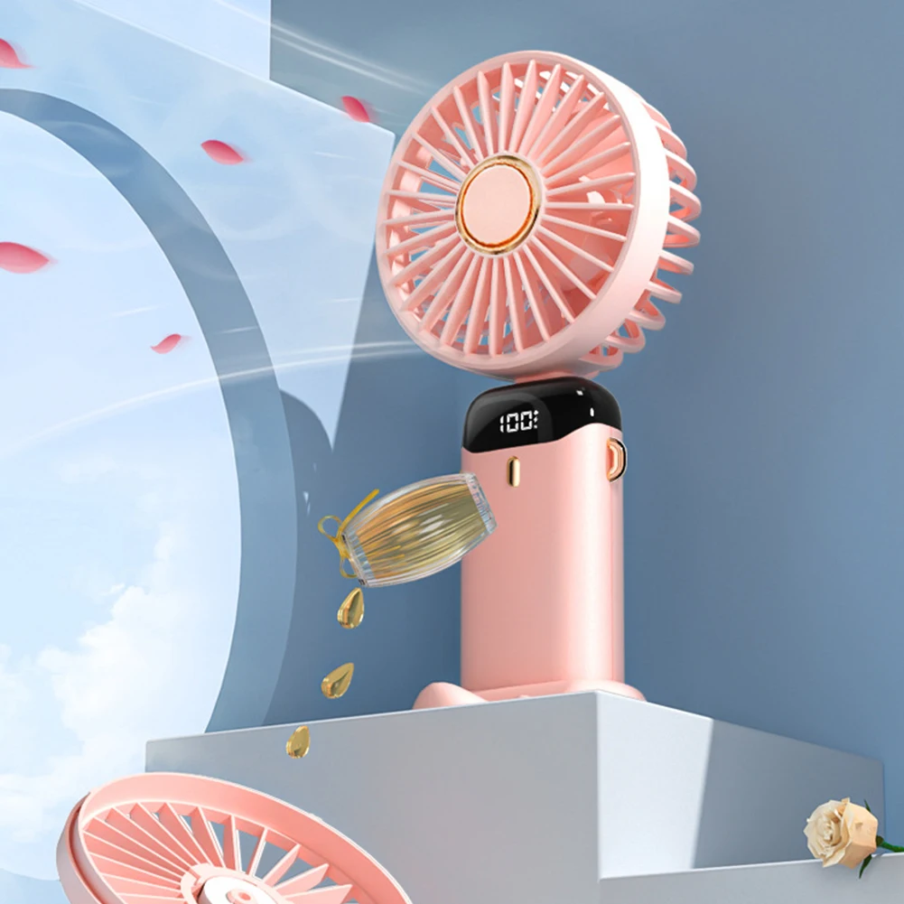 

НОВЫЕ Портативные Ручные Электрические Вентиляторы Светодиодный Дисплей USB Подвесные Вентиляторы Охлаждения Шеи Настольные Складные Летн...