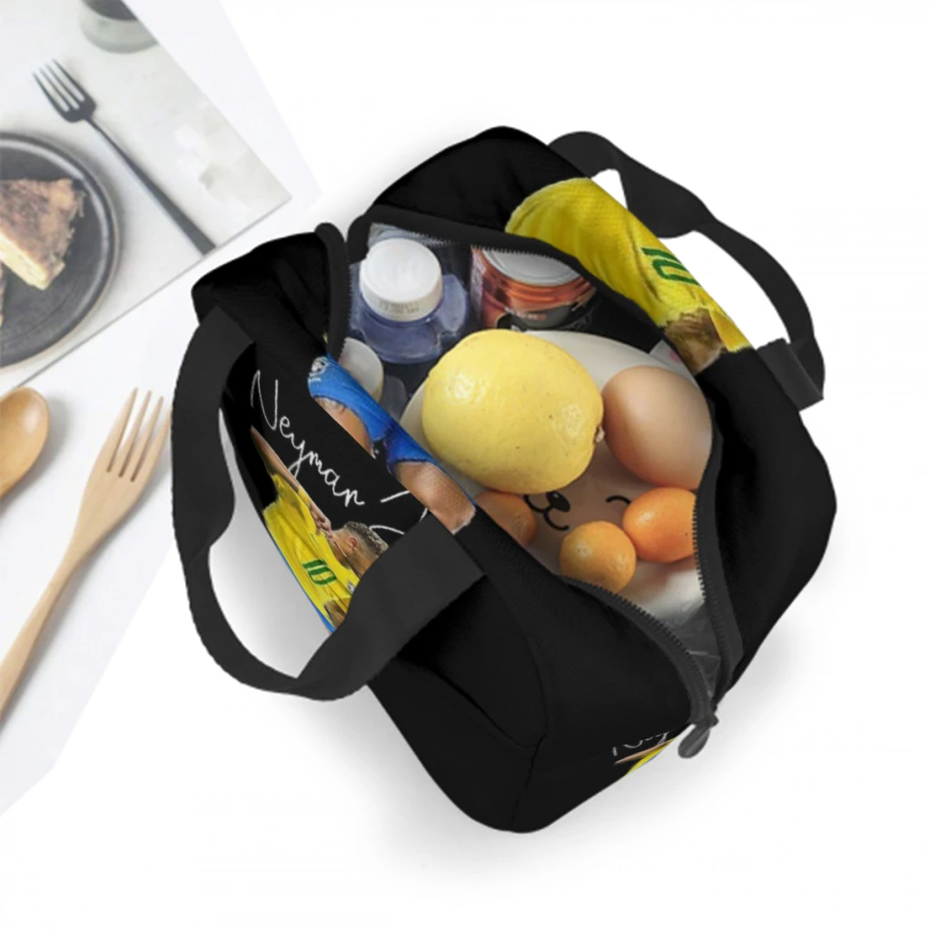 Классическая сумка для обеда Neymar Jr с подписью в Бразилии школы водонепроницаемая