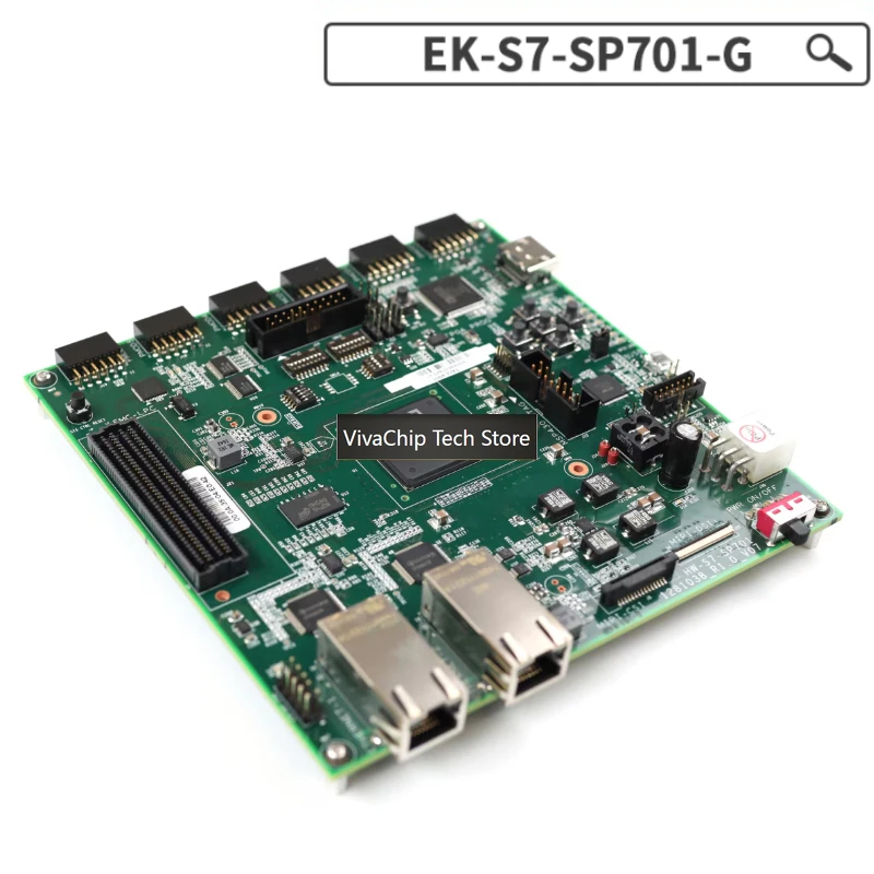 Фото Комплект для ознакомления с FPGA VivaChip TechEK-S7-SP701-G Spartan-7 SP701, подходит для разработки встраиваемых систем и проектирования цифровой логики №2
