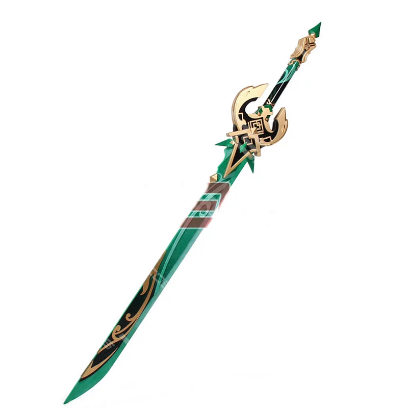 

Игра Genshin Impact Keqing реквизит для косплея изначальный нефритовый резак меч альбедо джинс Xingqiu оружие для Хэллоуина рождественской вечеринки