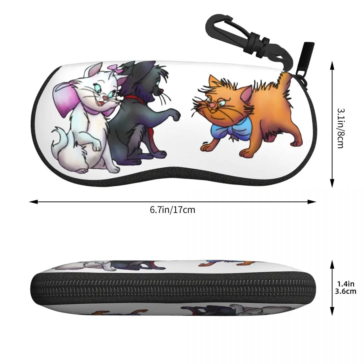 Чехол для очков Aristocats Cats Marie Playing Around модный защитный чехол унисекс коробка