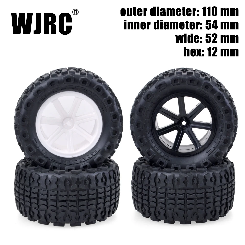 

ZD Racing Tamiya DHK 8135 REMO HSP Wltoys Scx24 1/10 RC Desert Buggy Short Course Truck Car 110mm Tires Wheels 12mm Hub Hex