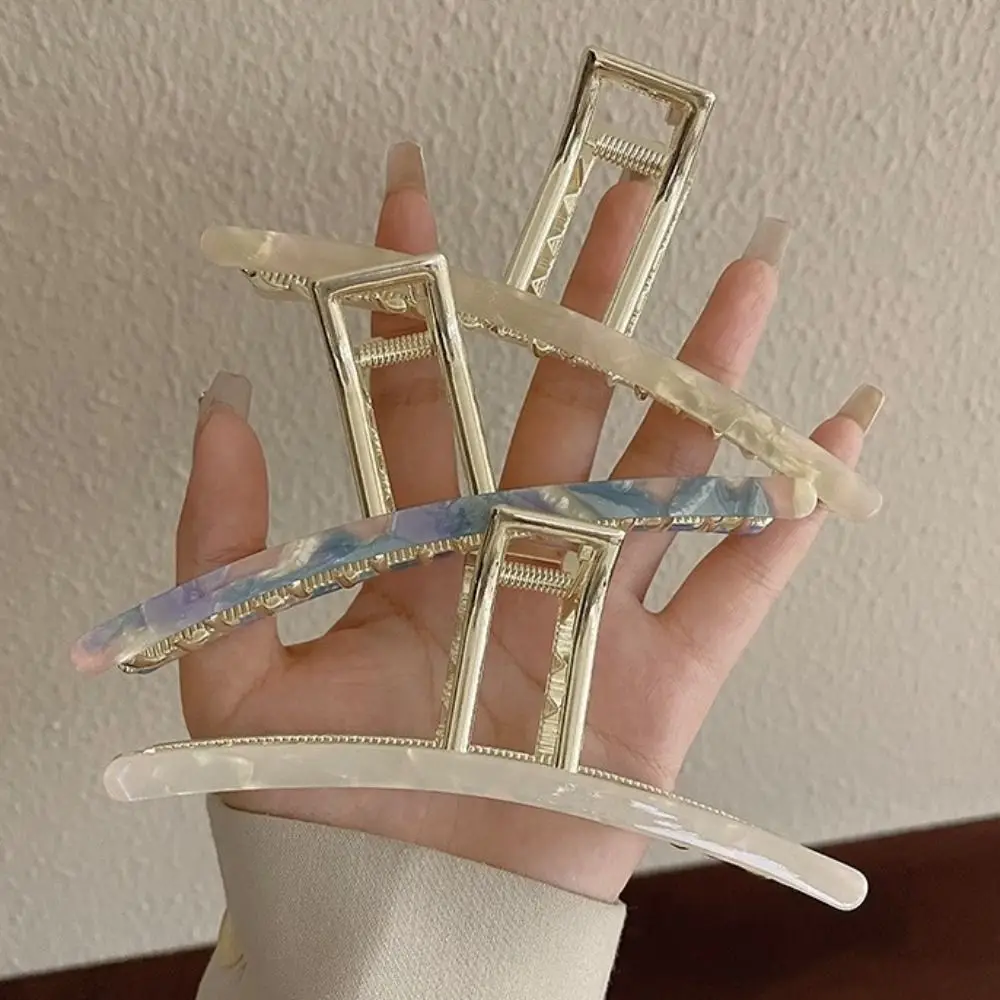 

Женские заколки для волос из ацетата, украшения для мытья лица, заколки для волос, женские заколки, аксессуары для волос