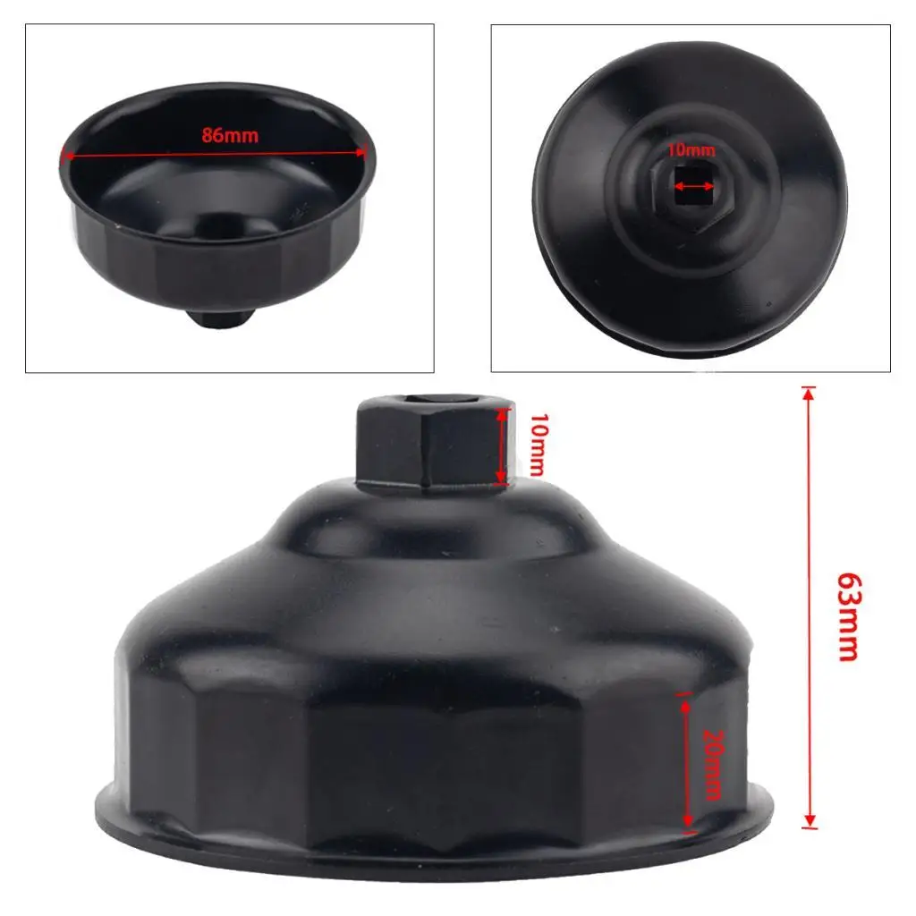 Автомобильный ключ для масляного фильтра с 16 канавками 86 мм канавок BMW 530i 530Xi 535i