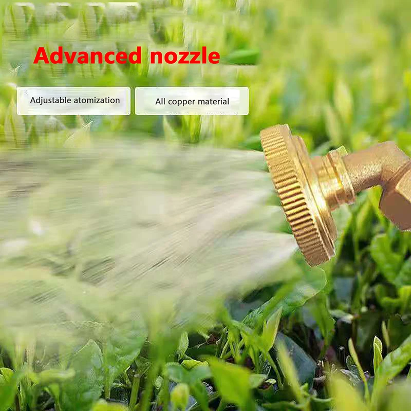 

1Pc 8Holes Garden Brass Sprayer Nozzle Atomizing Spray Fitting Nebulizer Hose Connector Adjustable Water Sprinkler