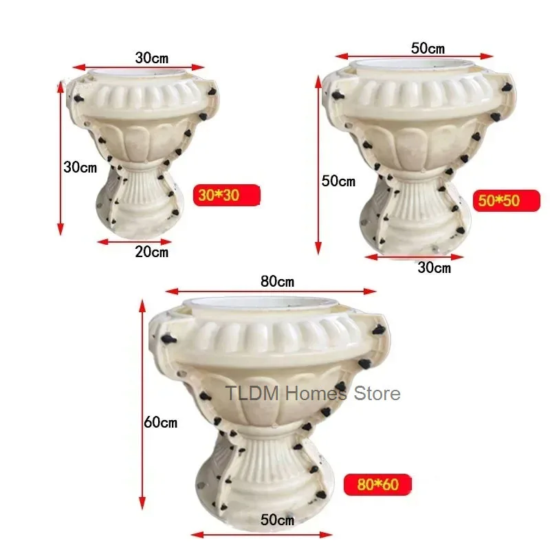 Утолщенная форма для цветочного горшка из АБС-пластика цементная сада балкона