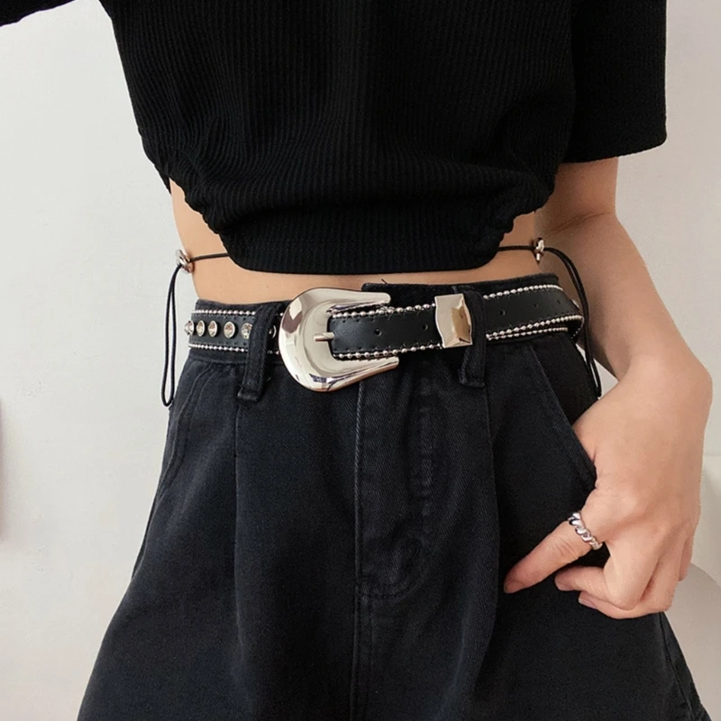 Винтажные поясные ремни для женщин регулируемый ремень ковбойского костюма