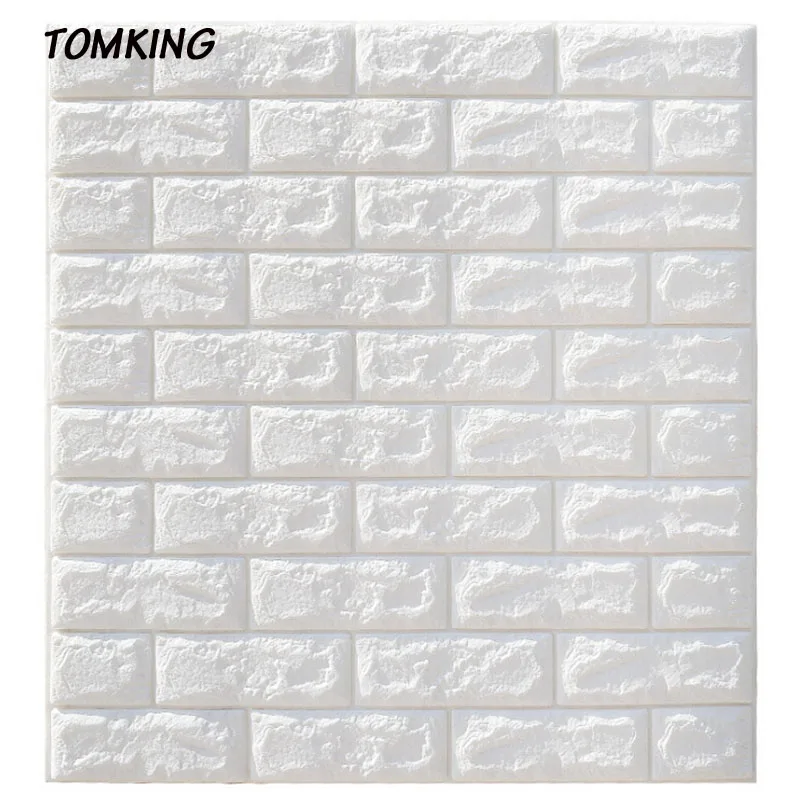 

Self adhesive Waterproof TV Background Brick Wallpapers 3D Wall Sticker Living Room Wallpaper Mural Bedroom Decorative Stickers