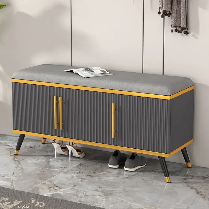 Роскошные деревянные шкафы для обуви шкаф хранения в прихожей скамейка балкона