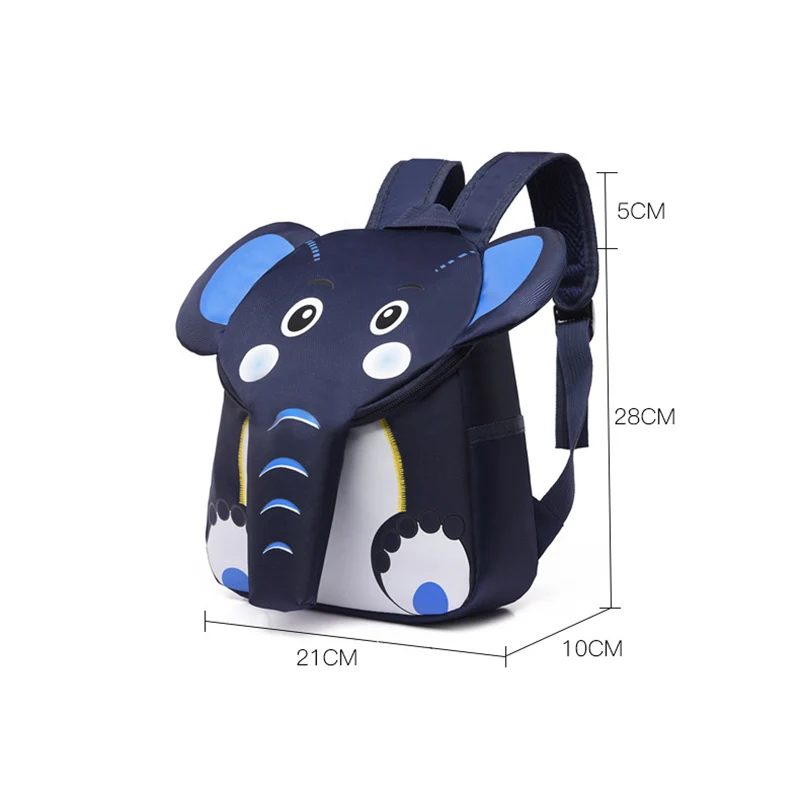 2022 Elephant School toddler Backpack for Children Cute 3D Animal Designer Kids School Bags Boys Girls Schoolbag plecak szkolny
