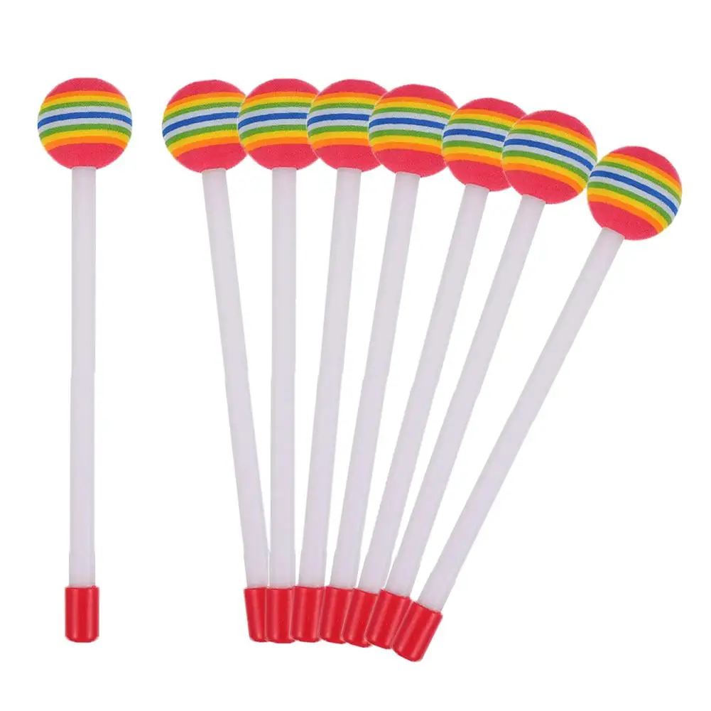 

Drum Knock Hammer Drumstick Orff Rainbow Sponge Drum Stick Children Early Educational Percussion Instrument Accessories