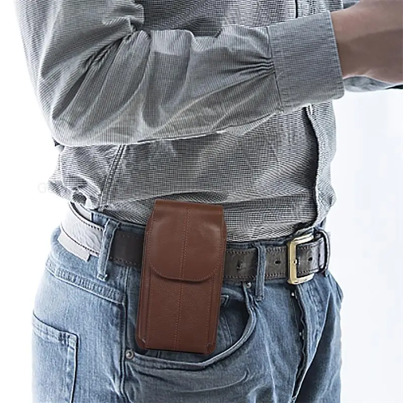 Phone Pouch Bag For OnePlus Nord N300 N20SE N200 N10 N100 Leather Phone Case For Nord 2T CE2 Lite 5G Belt Holster Flip Waist Bag