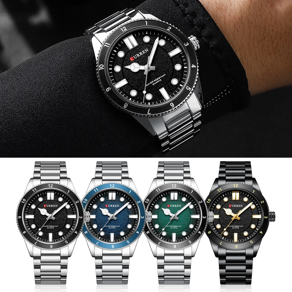 CURREN мужские классические часы лучший бренд класса люкс бизнес кварцевые браслет