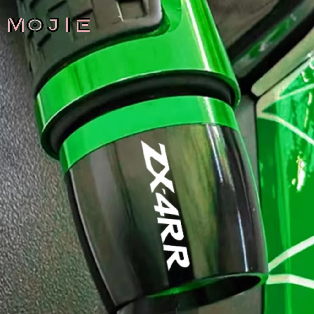 Фото Для KAWASAKI NINJA ZX4R ZX4RR ZX-4R ZX-4RR 2023 2024 2025 мотоциклетные ручки на руль, весовые детали, антивибрационные заглушки Silder, концы №1
