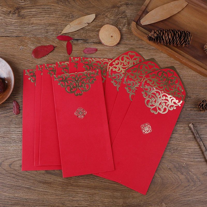 

10 шт. новогодний свадебный красный конверт крыса китайский весенний праздник сумка на удачу