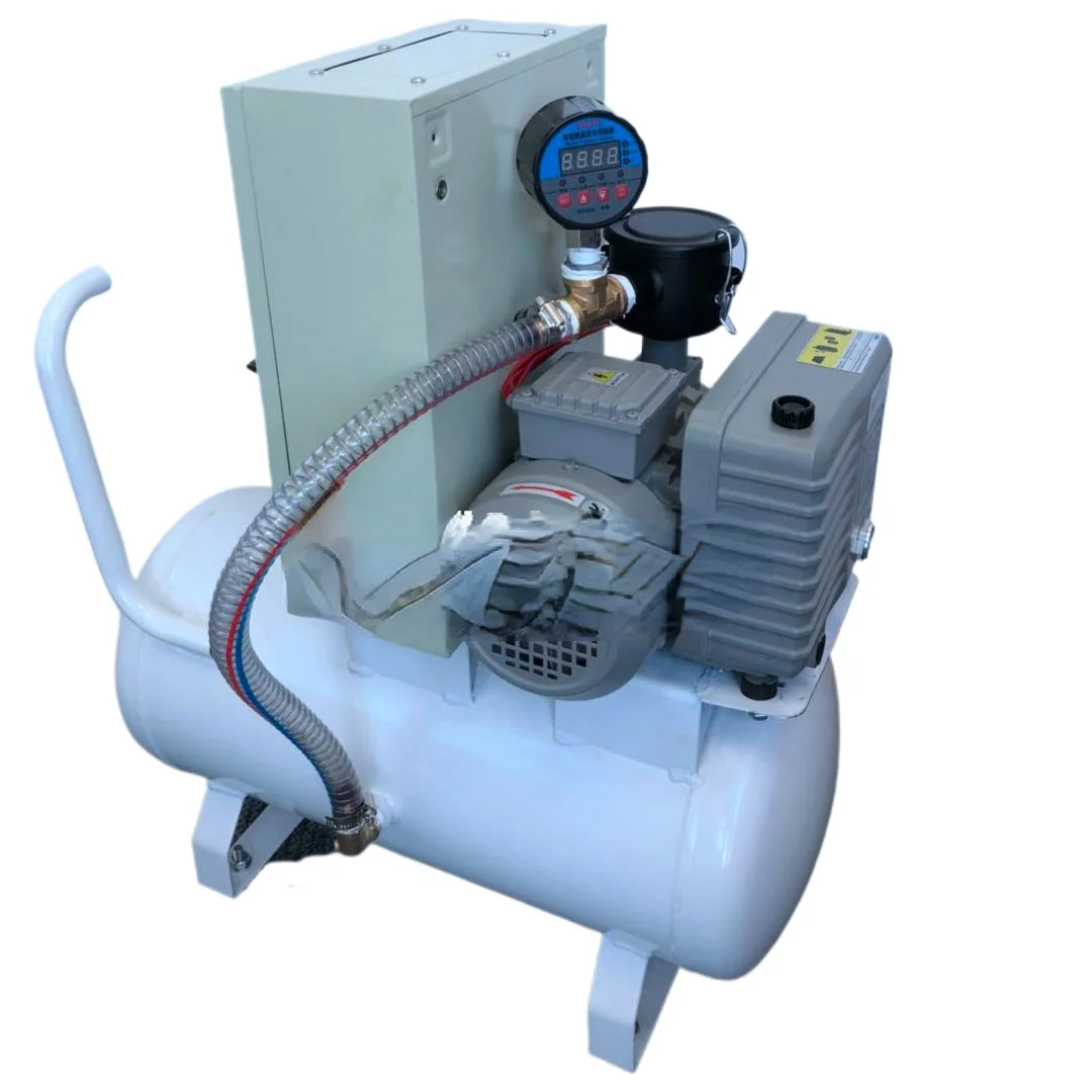 Винтовой вакуумный блок бесмасляный роторный лопастной насос воздушная станция