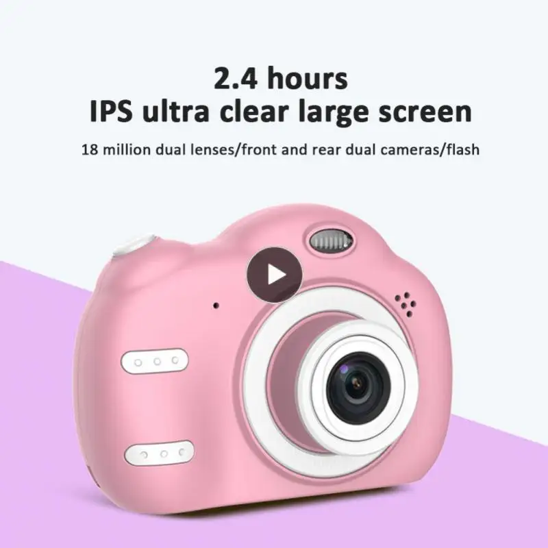 

Digital Mini Camera Educational Toy For Girls Boys Kids Camera For Toddlers 3-10 Year Old Silicone Shockproof Toy Camera