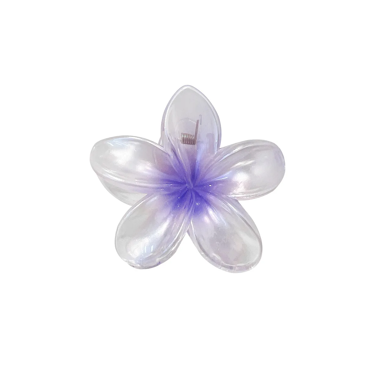 Коготь Для Волос С Гальваническим Покрытием Женская Элегантная Полупрозрачная