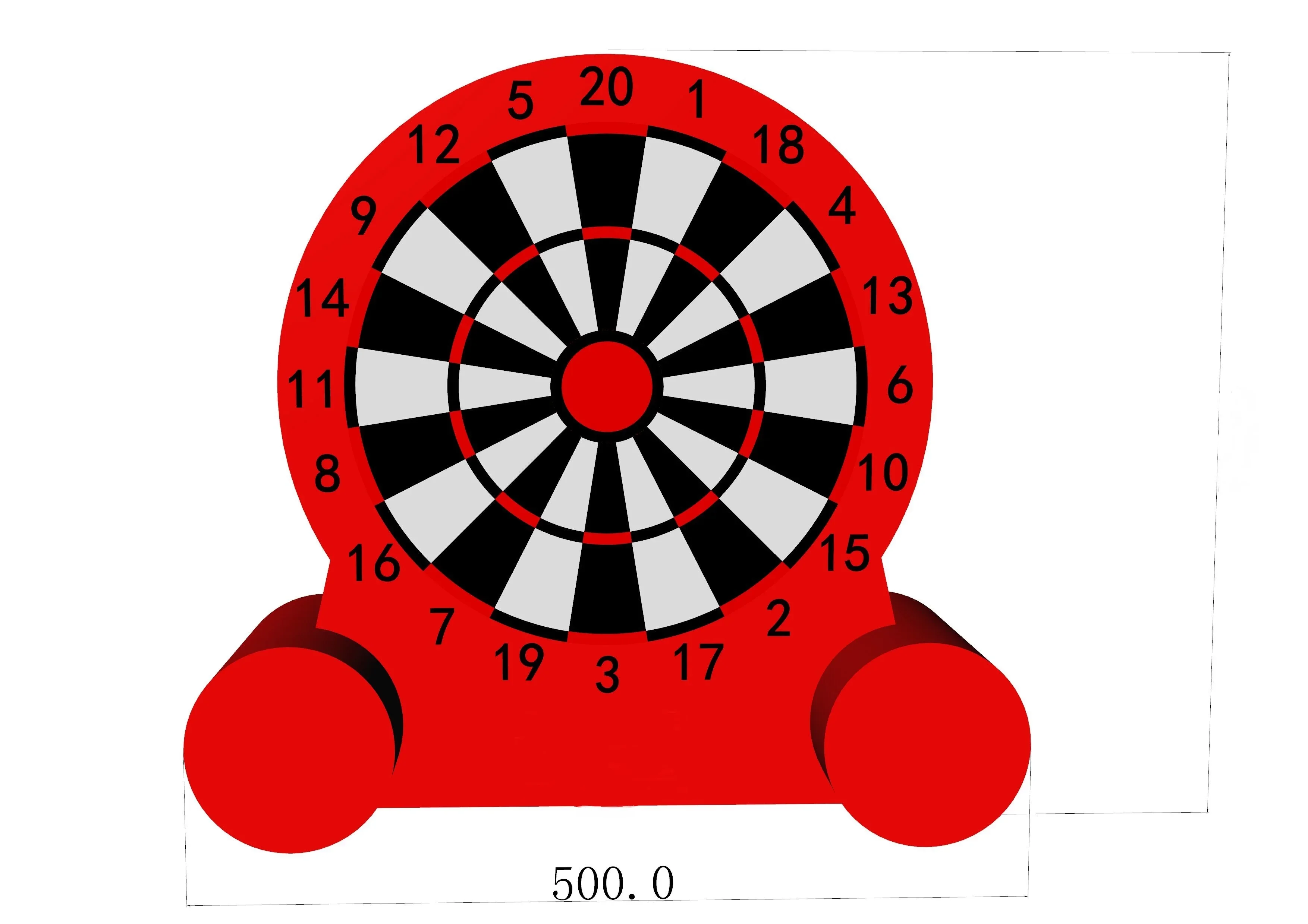 Фото Надувные футбольные дартс, игра в дартс, надувные дротики для ног, надувная игрушка для парка №3