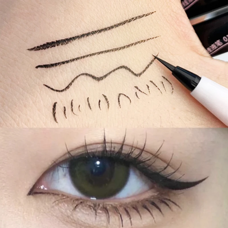 Жидкая подводка для глаз стойкая водостойкая натуральная жидкая Быстросохнущий