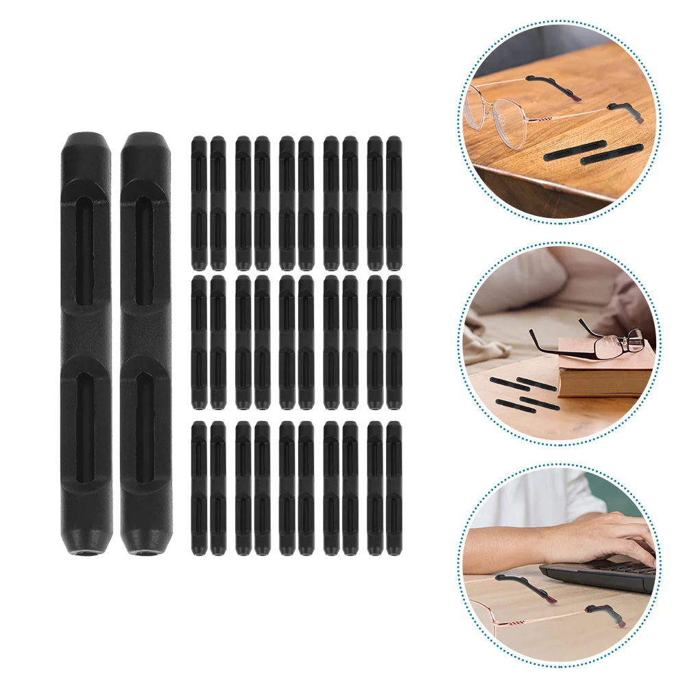

16 Pairs Spectacle Temple Protector Silicone Eyeglass Ear Pads Glasses Accessories Sport Case Silica Gel Retainers Sports