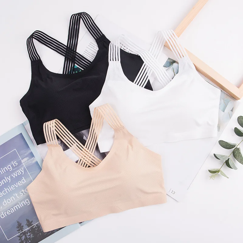 

Seamless Women Bra Bralette Backless Breathable Push Up Padded Underwear Tube Tops Brassiere Wireless Sensual Lingerie Woman