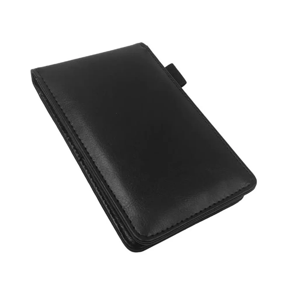 

Mini Pocket Notebook A7 Portable Notepad Schedule Planner 13.8X8.6CM Black Paper Multipurpose Office Stationery