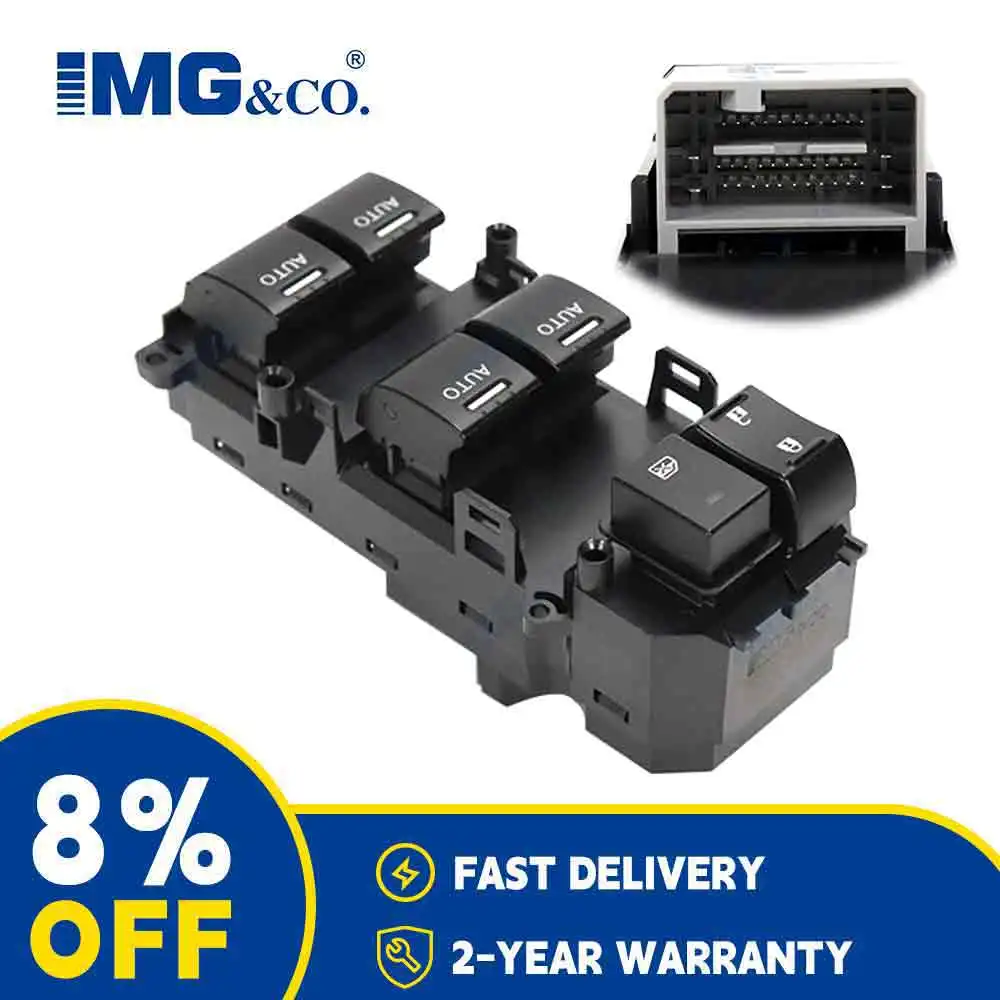 35750-TA0-A31 Главный переключатель стеклоподъемника для Honda Accord EX EXL 2.4L 3.5L 2008 2009-2012 со