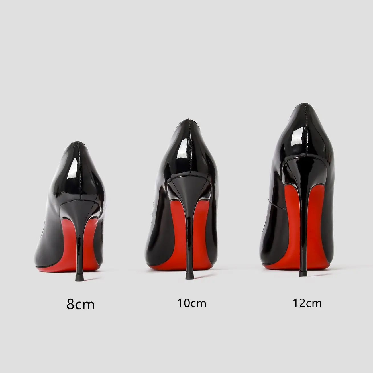 

Star Style Luxury Shoes For Women Red Shiny Bottom Pumps Brand High Heel Shoes 12cm Sexy Party Pointed Toe Wedding Shoes Size 44