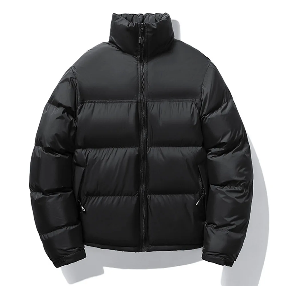 ERIDANUS 2022 Men's Casual Winter Hats Can Be Hidden Bread Cotton Coat Male Solid Color Stand Collar Loose Parka Clothes MWM162