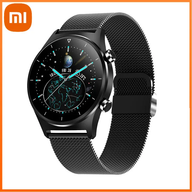 

Xiaomi Smartwatch Men Ip68 Waterproof Full Touch Round Screen Heart Rate Detection Blood Pressure Measurement Women Smart Watch