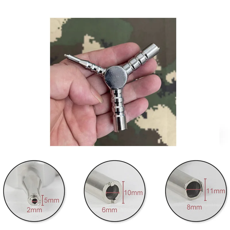 

Outdoor hunting airsoft Gas Valve Key Steel For GBB AEG KSC WA Magazine Charging Tool Disassemble Value of Gas Pistol Rifle