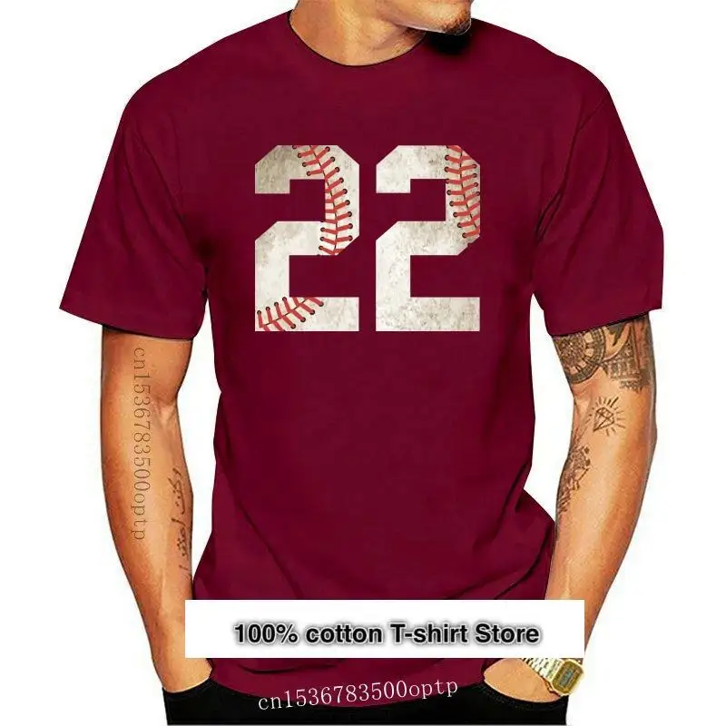 

Camiseta de béisbol para hombre y mujer, camisa con número 22 para jugador de Fan del equipo, # 22-RT